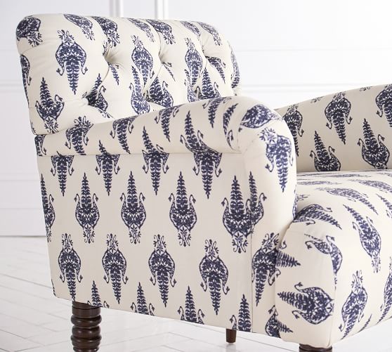 Madison Upholstered Armchair Pottery Barn