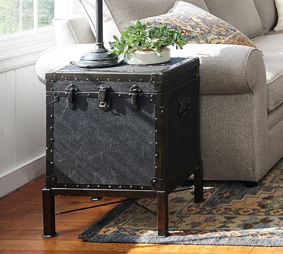 Ludlow Trunk End Table Pottery Barn