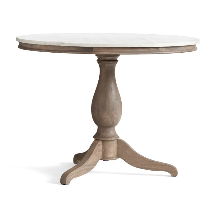 alexandra marble pedestal dining