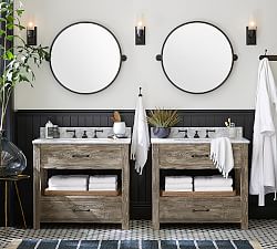 Bathroom Vanities Vanity Tops Cabinets Pottery Barn Paulsen Reclaimed Wood Vanity