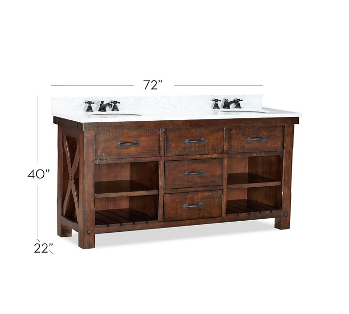 sink and vanity single benchwright double sink vanity rustic mahogany finish pottery barn sink and vanity single benchwright double sink vanity rustic mahogany finish pottery barn