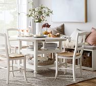 White Kitchen Table Pottery Barn Shayne Drop Leaf Kitchen Table Antique White