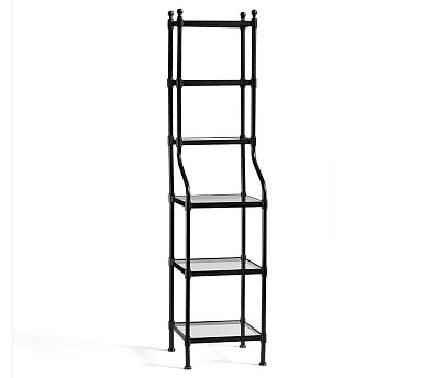Metal Etagere Tower metal etagere tower pottery barn Metal Etagere Tower metal etagere tower pottery barn