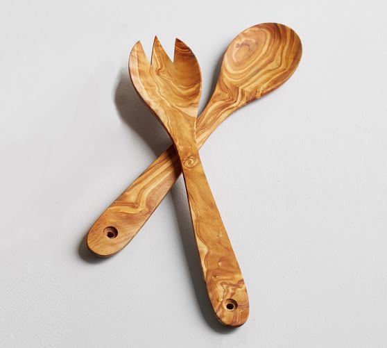 Olive Wood Servers, Set of 2
