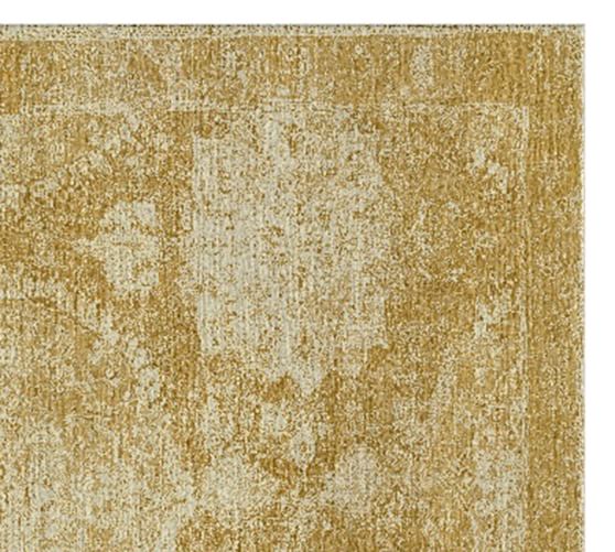 Barret Custom Printed Rug Porcelain Blue Pottery Barn