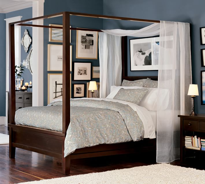 Sheer Canopy Curtain Pottery Barn