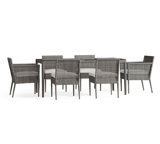 Cammeray All Weather Wicker Table Chair Dining Set Pottery Barn Scroll To Previous Item