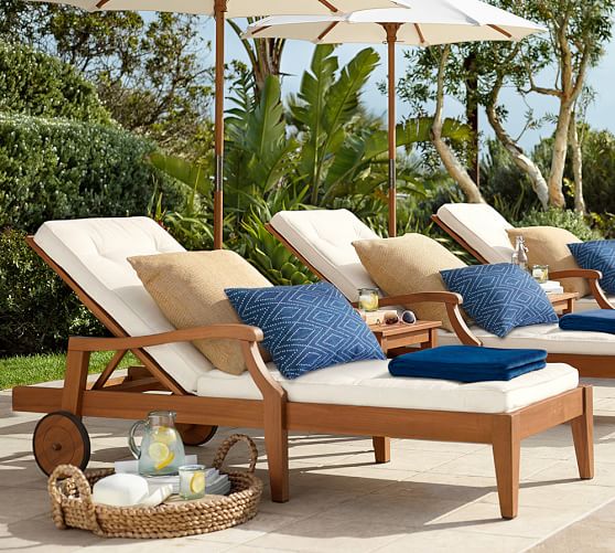 Teak Patio Furniture & Teak Outdoor Furniture Pottery Barn