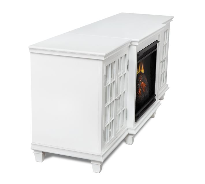 Real Flame Marlowe Electric Fireplace Media Cabinet Pottery Barn