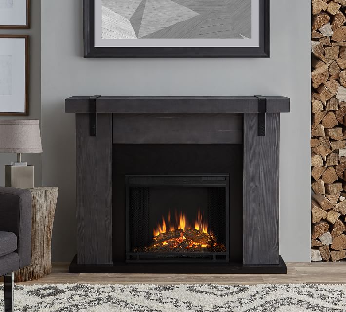 Real Flame Aspen Electric Fireplace Pottery Barn