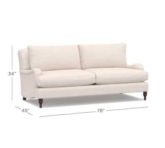 Carlisle Upholstered Sofa Pottery Barn