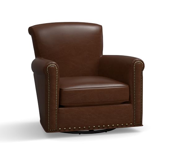 pottery barn swivel glider