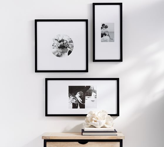 Wood Gallery Custom Mat Frames Pottery Barn Wood Gallery Custom Mat Frames