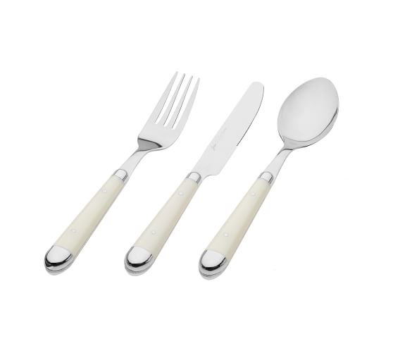 Bistro Outdoor Flatware, Set of 12 White Pottery Barn