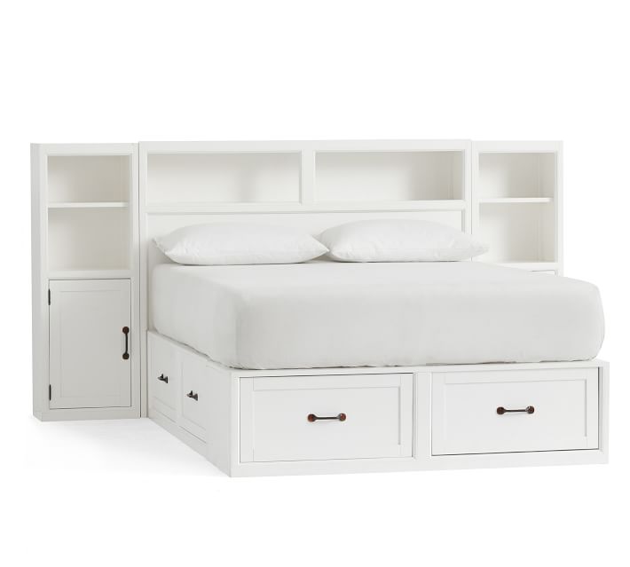 Stratton Storage Bed Headboard Pottery Barn