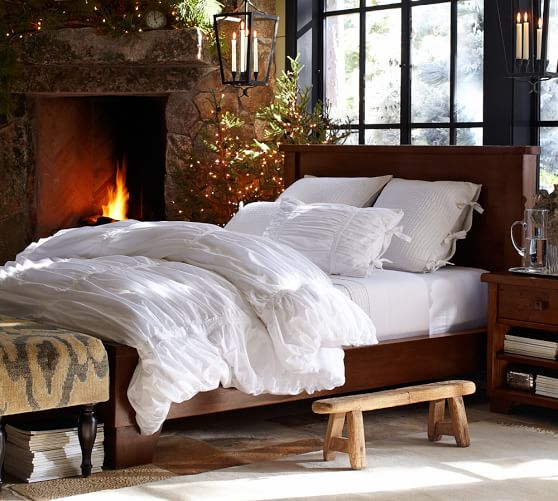 Sumatra Bed Wooden Beds Pottery Barn