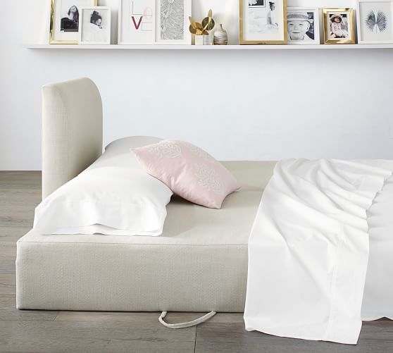 Luna Upholstered Daybed Sleeper Pottery Barn