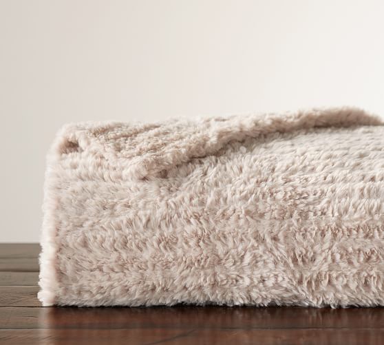 Faux Fur Throws & Faux Fur Blankets Pottery Barn