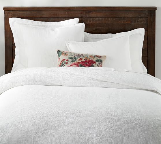 Crinkle Gauze Duvet Cover & Sham Pottery Barn