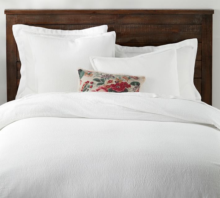 Crinkle Gauze Duvet Cover Sham Pottery Barn