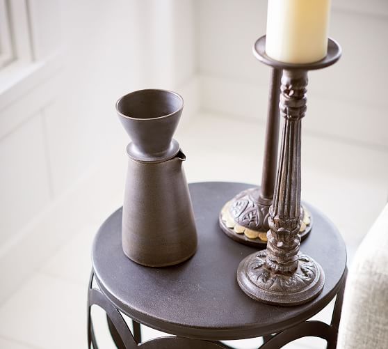 Devon Cast Iron Eclectic Candlesticks Pottery Barn