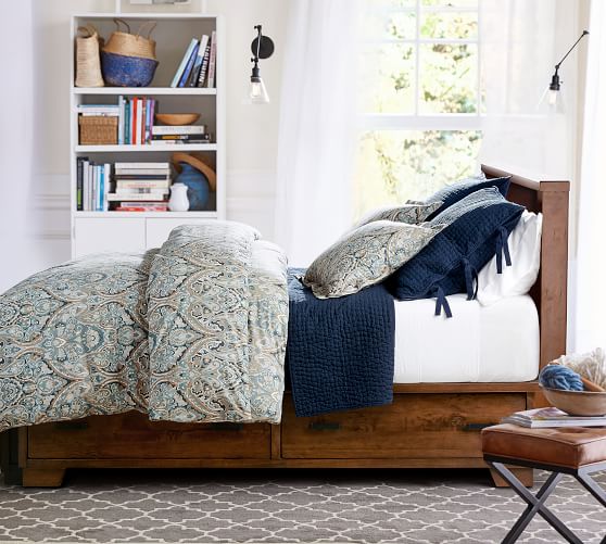 Sumatra Bed Wooden Beds Pottery Barn