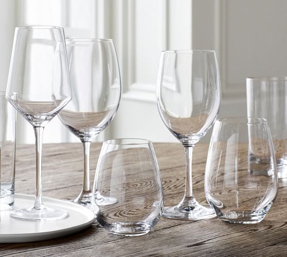 Design Crew Basics Stemless Wine Glasses Set of 6 Pottery Barn