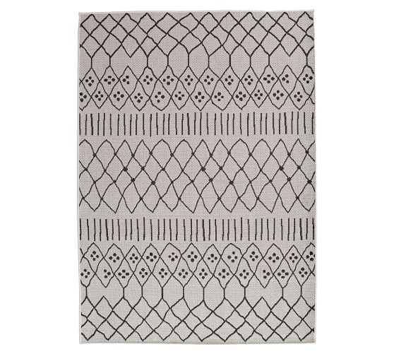 Celina Indoor Outdoor Rug Black Multi