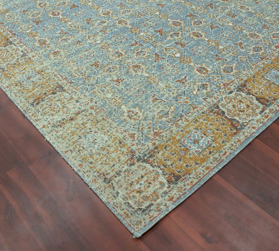 Multi Britta Synthetic Rug Patterned Rugs Pottery Barn