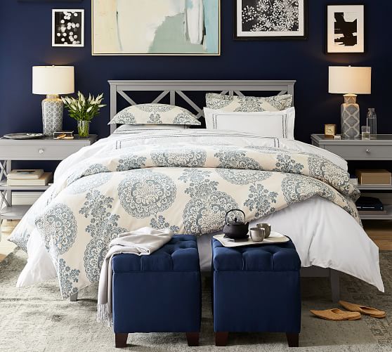 Pearl Organic Sheet Set Queen Gray Mist Pottery Barn