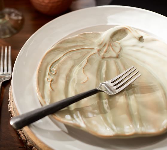 Rustic Pumpkin Appetizer Plate, Set of 4 Pottery Barn