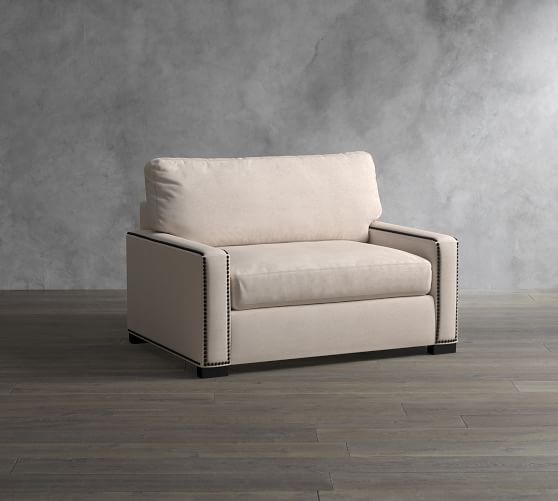 Turner Upholstered Twin Sleeper Sofa Sofas For Small Spaces Pottery