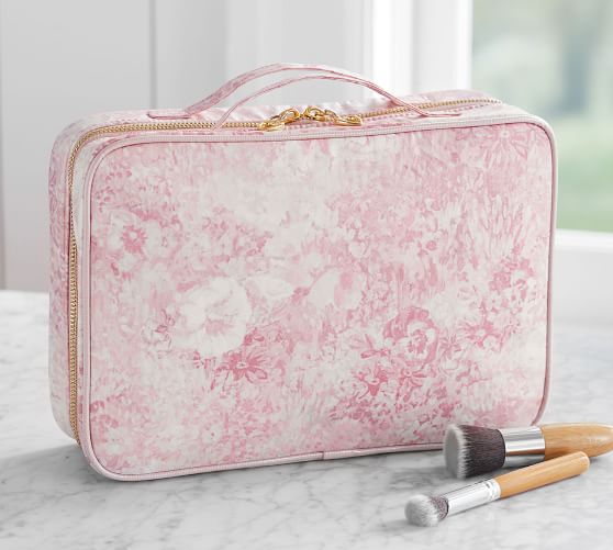 Monique Lhuillier Floral Makeup Bag Pottery Barn