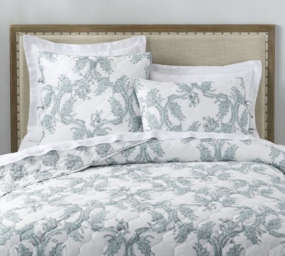 Shani Reversible Cotton Coverlet Sham Pottery Barn