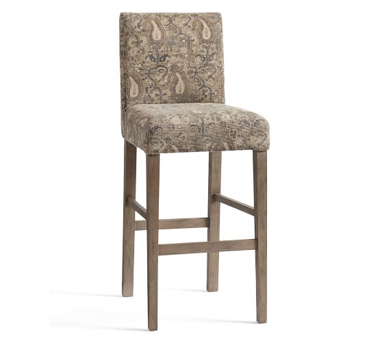 Oliver Upholstered Bar & Counter Stool Pottery Barn