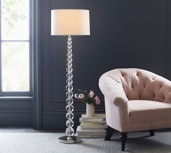 Stacked Crystal Floor Lamp Base | Pottery Barn