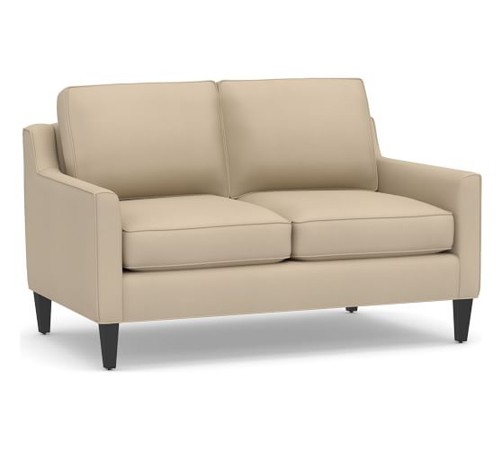 Beverly Fabric Sofas Sectional Armchairs Pottery Barn Beverly Upholstered Sofa White Parchment