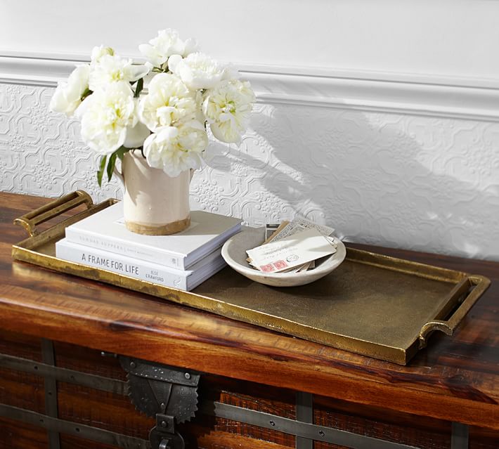 Long Metal Tray Pottery Barn