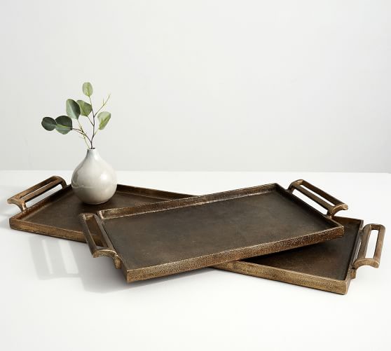 Decorative Boxes, Decorative Trays & Coffee Table Trays Pottery Barn
