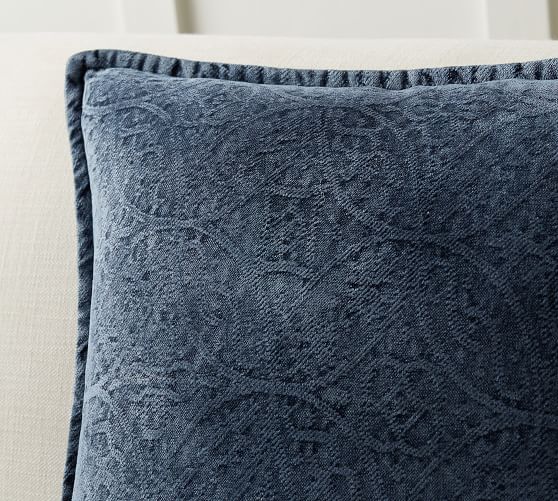 Chenille Jacquard Pillow Covers Pottery Barn