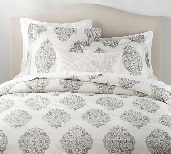 Gray Bedding Pottery Barn