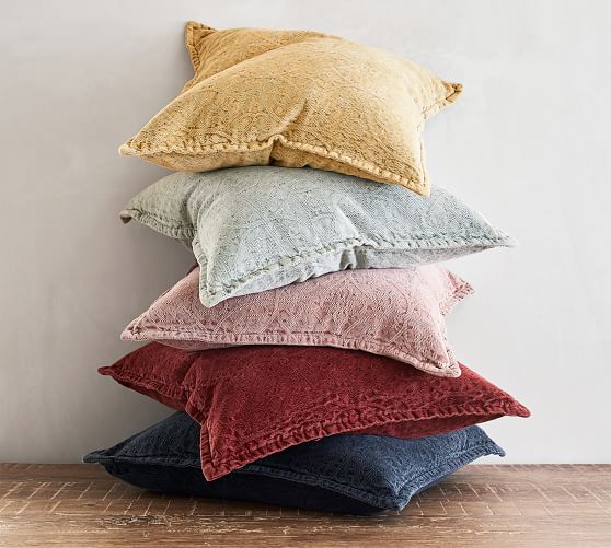 Maddie Textured Pillow Covers Pottery Barn