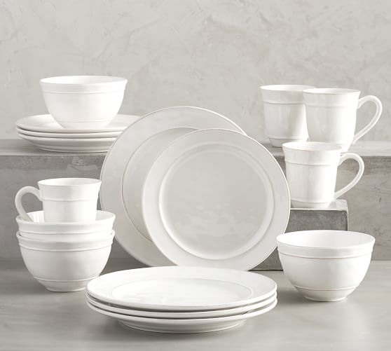 Cambria Stoneware 16Piece Dinnerware Set Pottery Barn