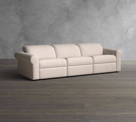 Pb Ultra Lounge Roll Arm Upholstered Reclining Sofa