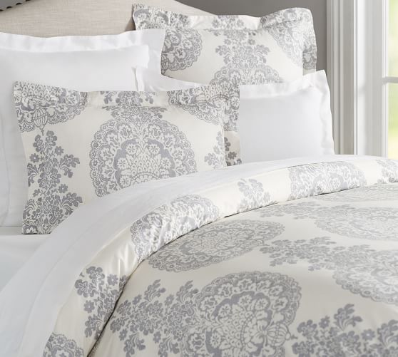 Gray Bedding Pottery Barn