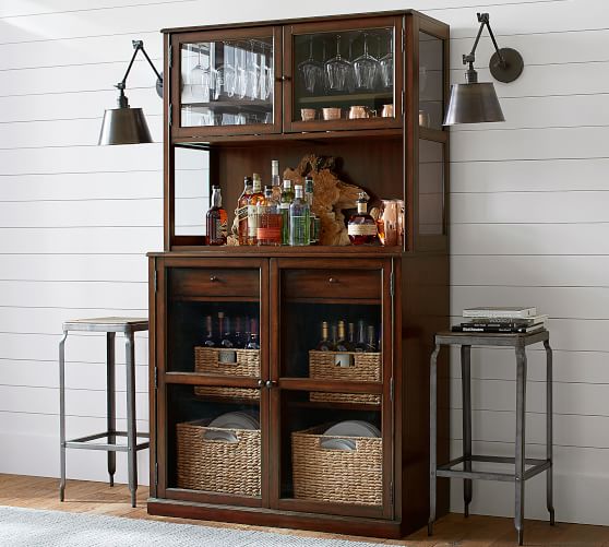 Saxton Entertaining Double Bar Tower Pottery Barn