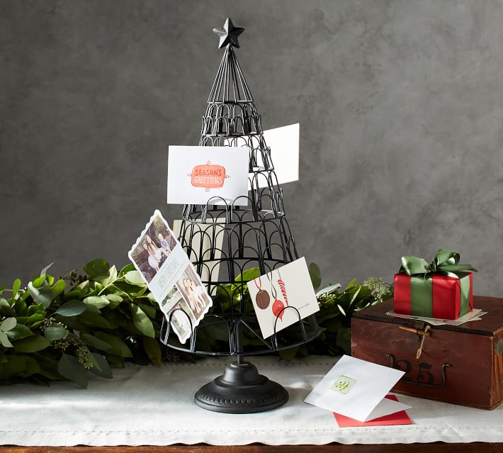 Christmas Tree Card Holder Pottery Barn