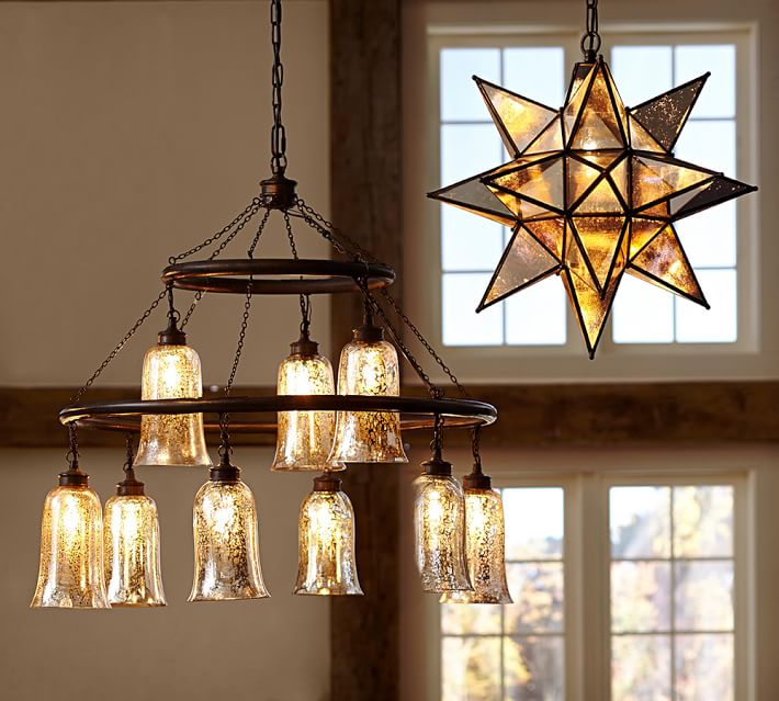 Oversized Morovian Star Pendant Pottery Barn