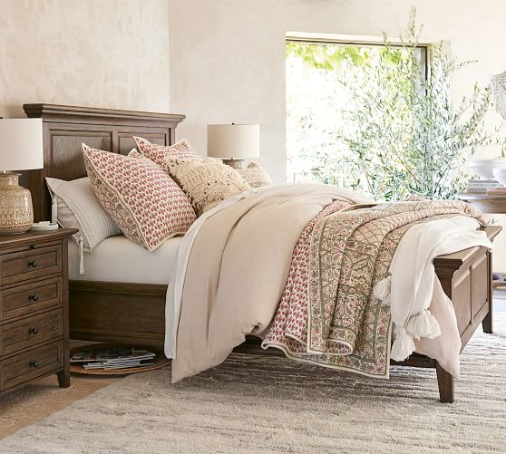 Hudson Bed Wooden Beds Pottery Barn Hudson Bed