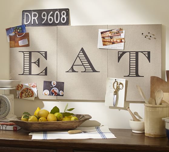 Modular Linen Pinboard Tile Pottery Barn